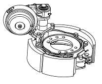 Student design drawing of the drum brake manipulator